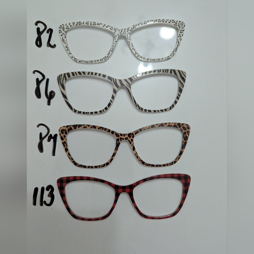 Chic Women's Animal Print Pair Wanda Toppers For Women's Eyeglasses